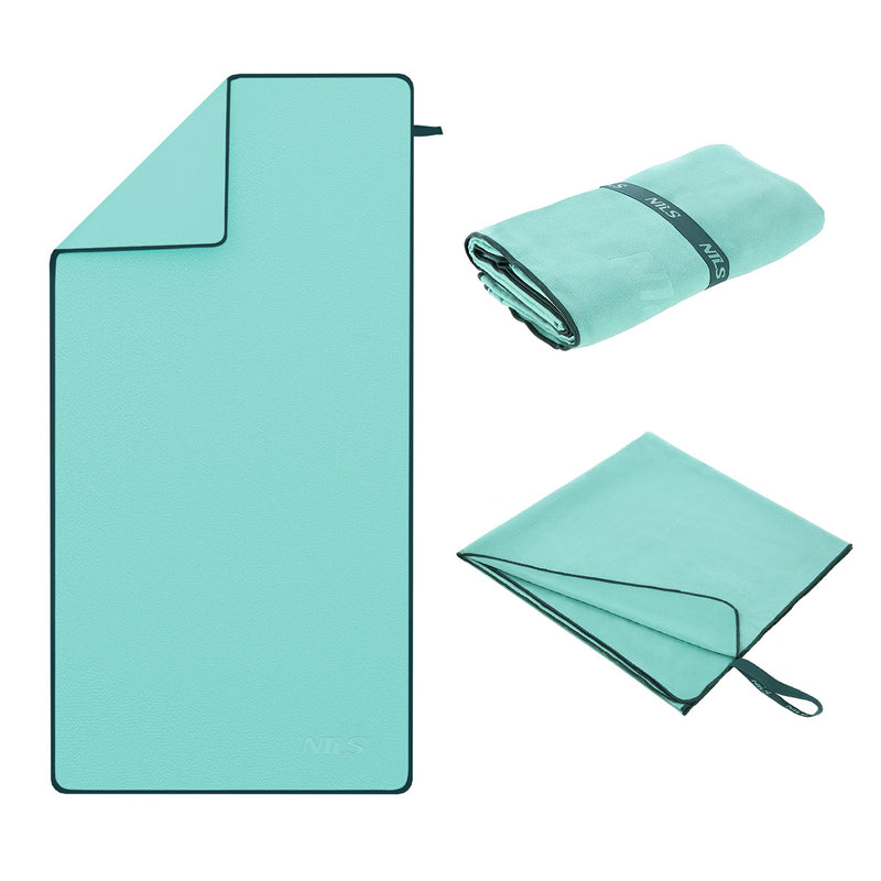 NCR13 GREEN MICROFIBER TOWEL 200x90 cm NILS