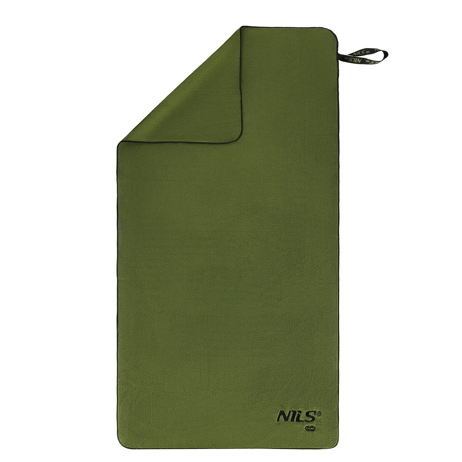 Ručník z mikrovlákna NCR15, vojenský khaki, 120x60 cm, NILS CAMP