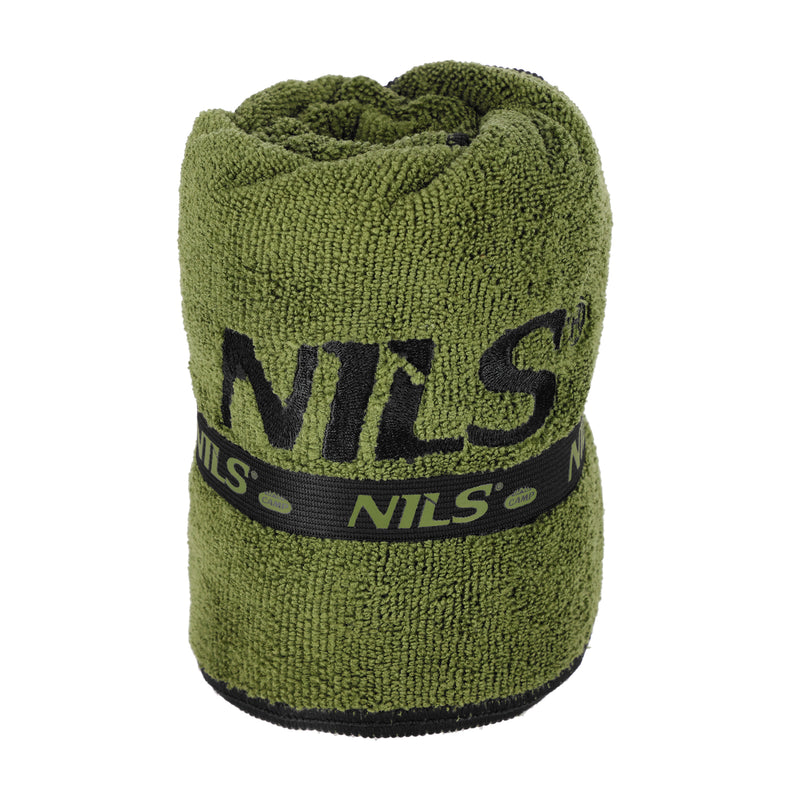 NCR15 RĘCZNIK Z MIKROFIBRY WOJSKOWY KHAKI 120x60 cm NILS CAMP