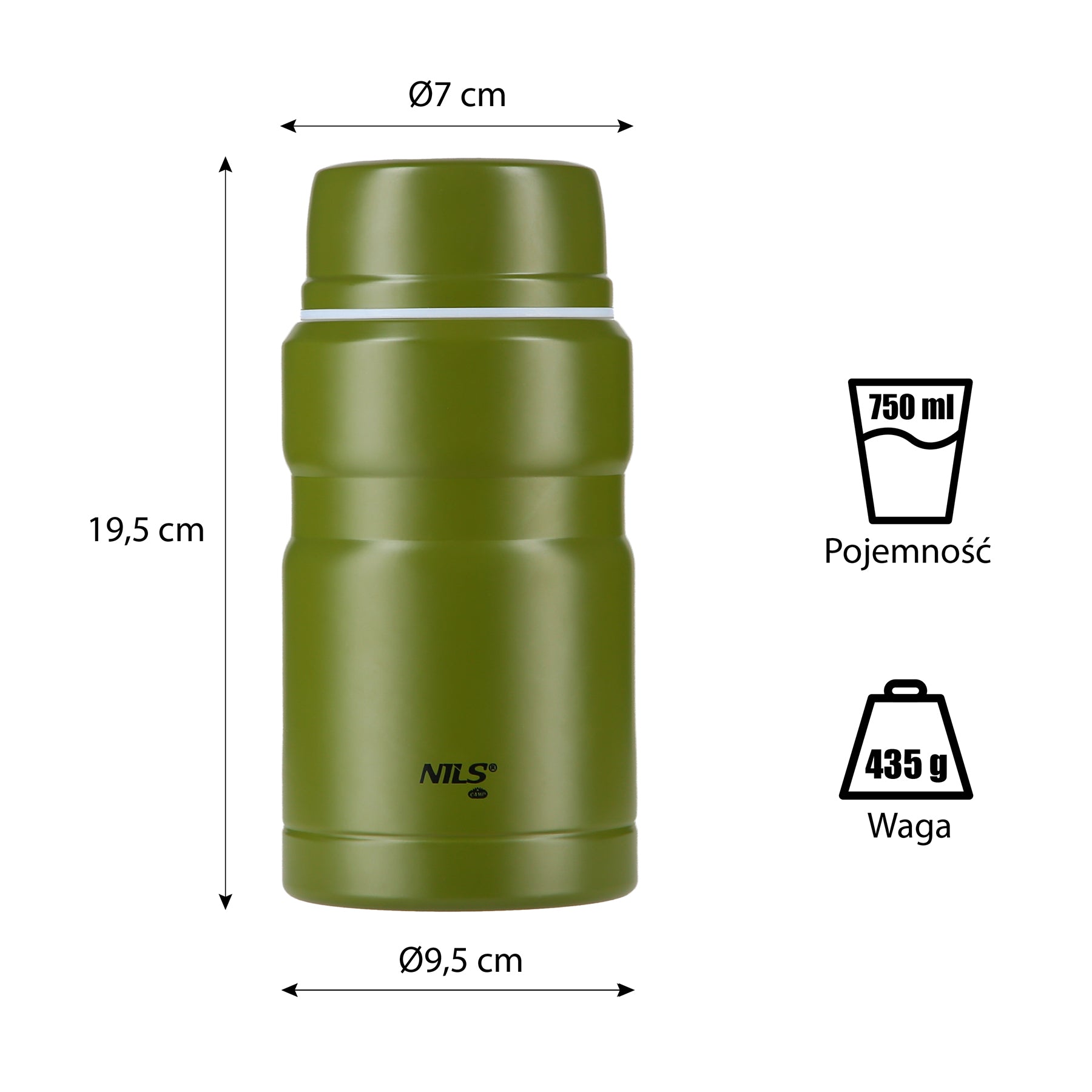 NCT02 Sada termosek 750ml Nils Camp