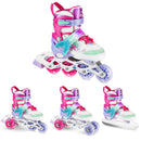 NH18150 4w1 ŁYŻWOROLKI Z WYM. PŁOZĄ HOKEJOWĄ MAZZY ROZM. M(35-38) NILS FUN