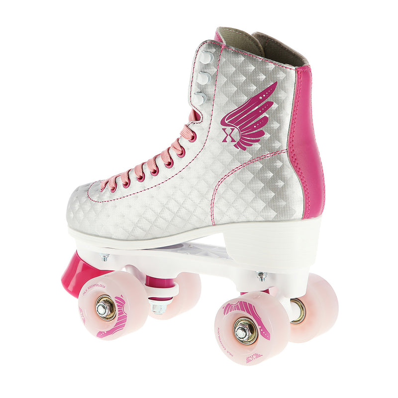 NQ14198 SILVER-PINK SIZE 43 NILS EXTREME ROLLER SKATES