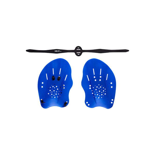 NQAP10 BLUE NILS AQUA HAND SWIMMING PADDLES