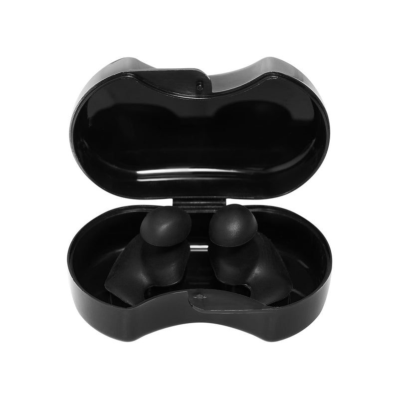 NQAW60 BLACK SILICONE EAR PLUGS NILS AQUA