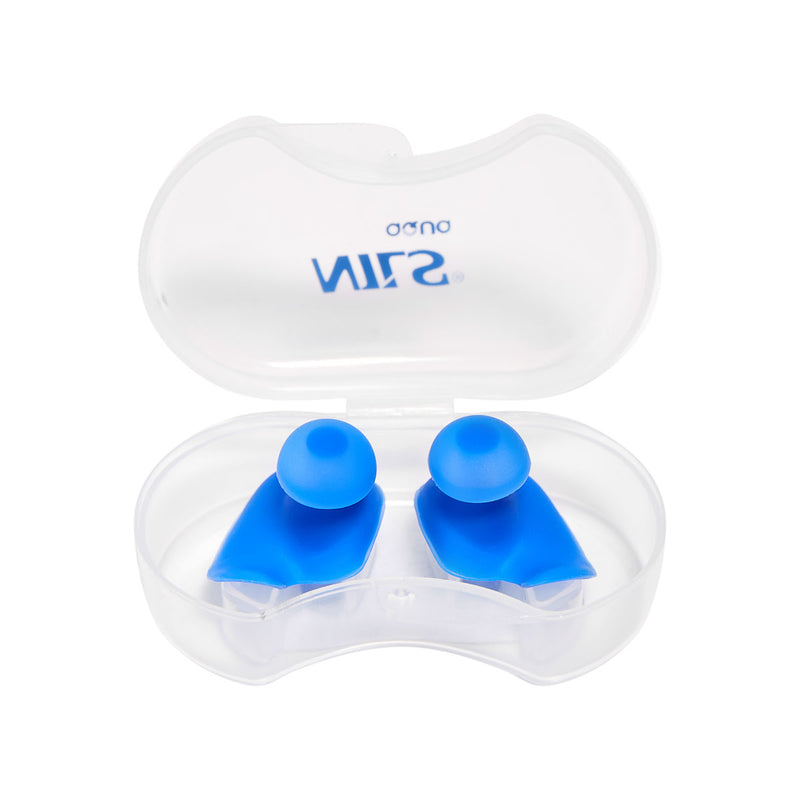 NQAW60 BLUE SILICONE EAR PLUGS NILS AQUA