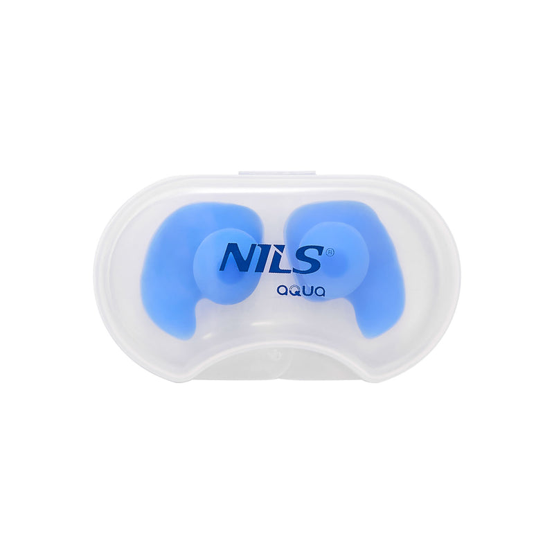 NQAW60 BLUE SILICONE EAR PLUGS NILS AQUA