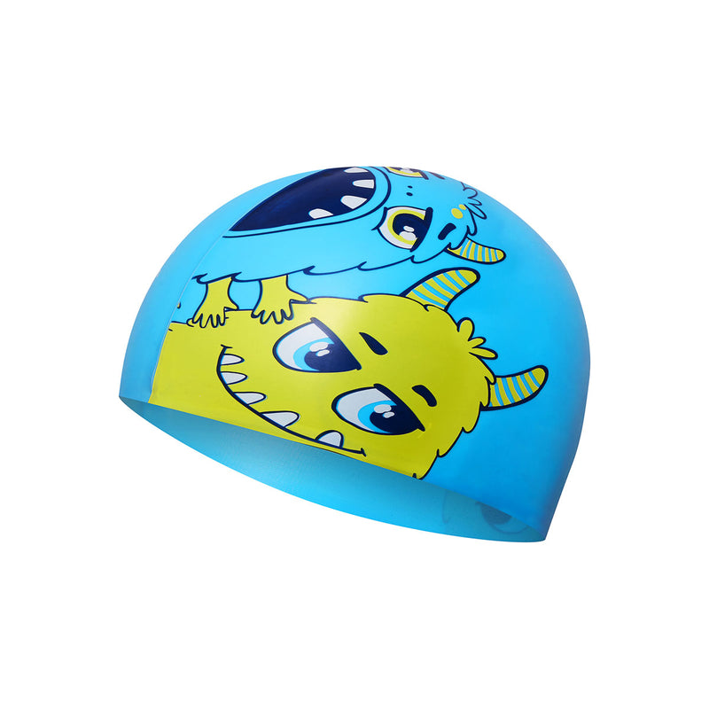 NQC MONSTER BLUE CHILDREN'S SILICONE CAP NILS AQUA