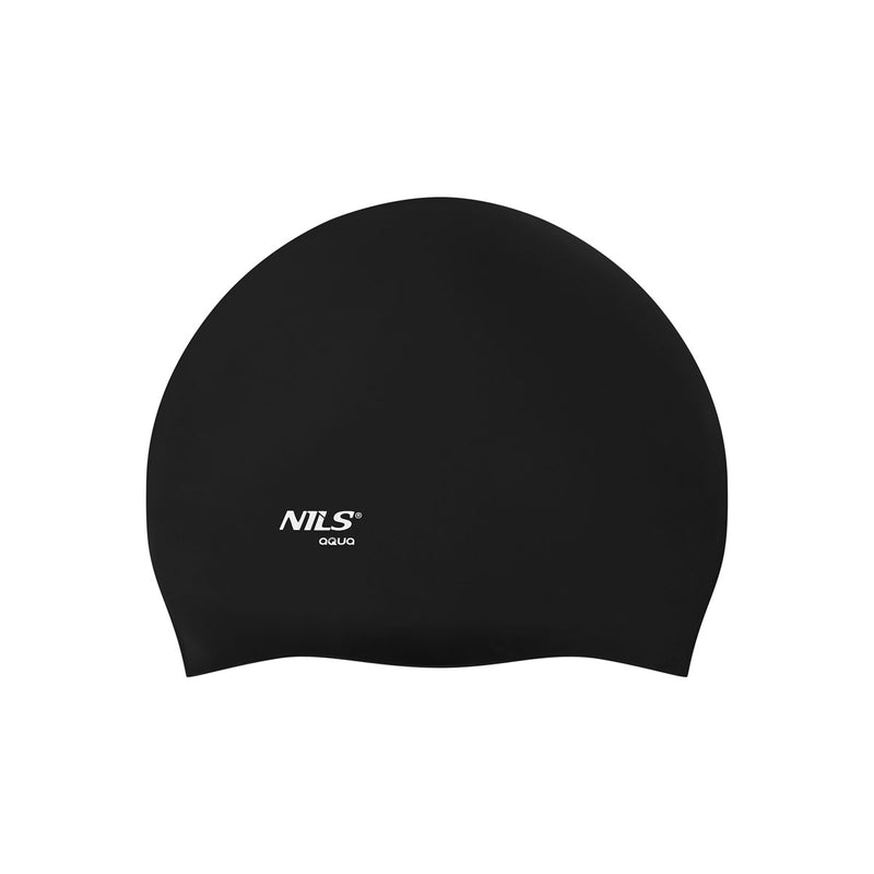 NQC ONE COLOR BK01 BLACK SILICONE CAP NILS AQUA