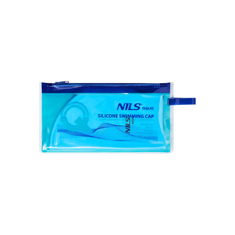 NQC ONE COLOR BL02 BLUE SILICONE CAP NILS AQUA