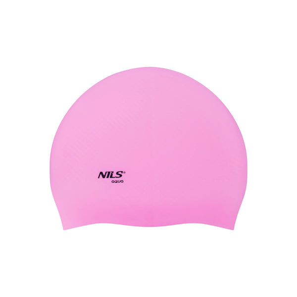 NQC ONE COLOUR PINK SILICONE CAP DOTS NILS AQUA