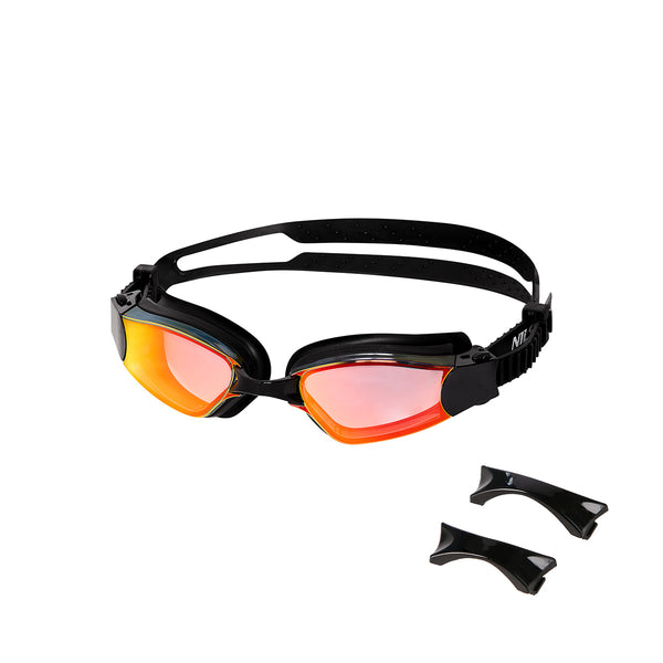 NQG660MAF ORANGE RACING GOGGLES NILS AQUA