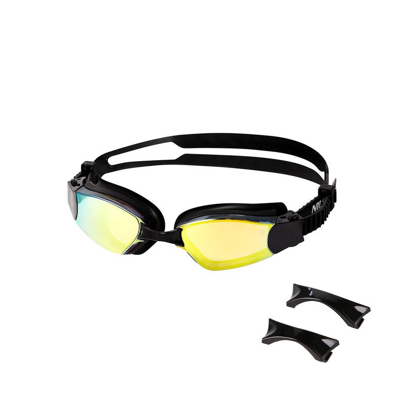 NQG660MAF YELLOW RACING GOGGLES NILS AQUA