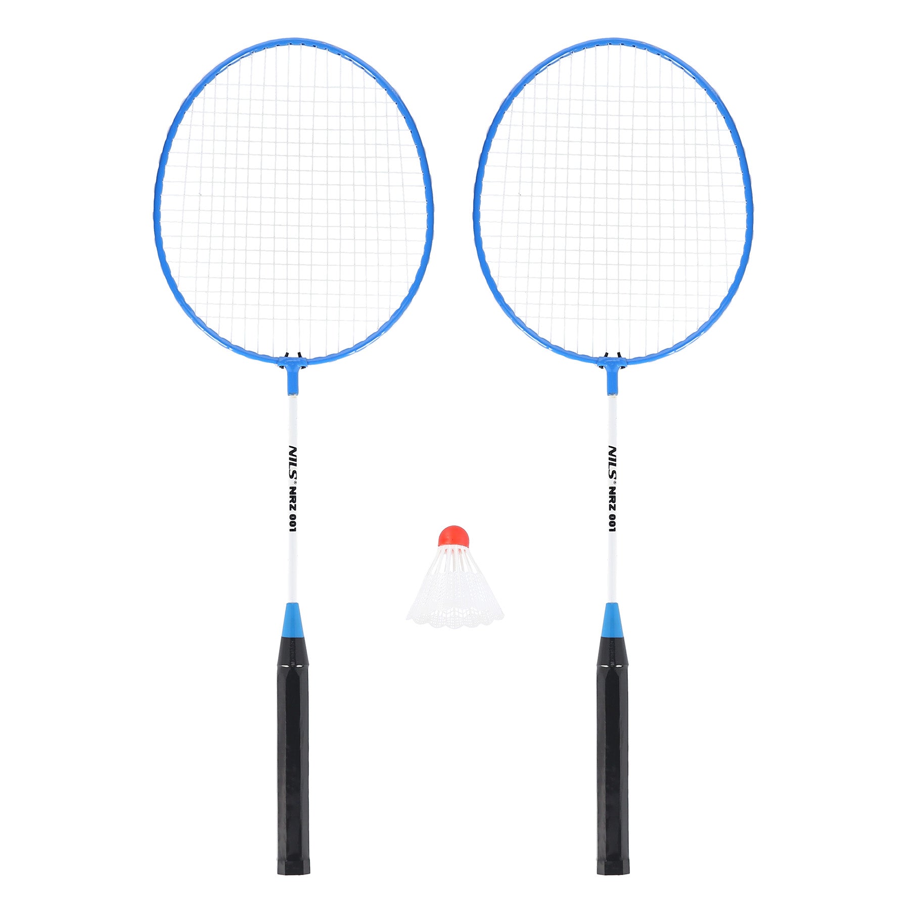 NRZ001 BLUE BADMINTON RACKET SET + NILS SHUTTLE