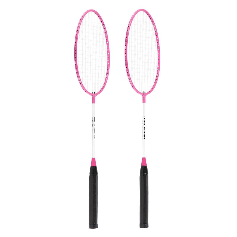 NRZ001 RŮŽOVÁ SADA BADMINTONOVÝCH RAKET + NILS SHUTTLE
