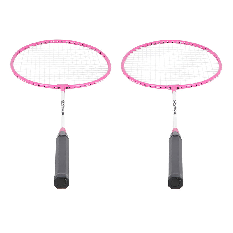 NRZ001 RŮŽOVÁ SADA BADMINTONOVÝCH RAKET + NILS SHUTTLE