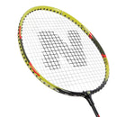 NRZ204-1 ZESTAW ALUMINIOWYCH RAKIET DO BADMINTONA + LOTKI Z PIÓR 3 SZT + POKROWIEC NILS