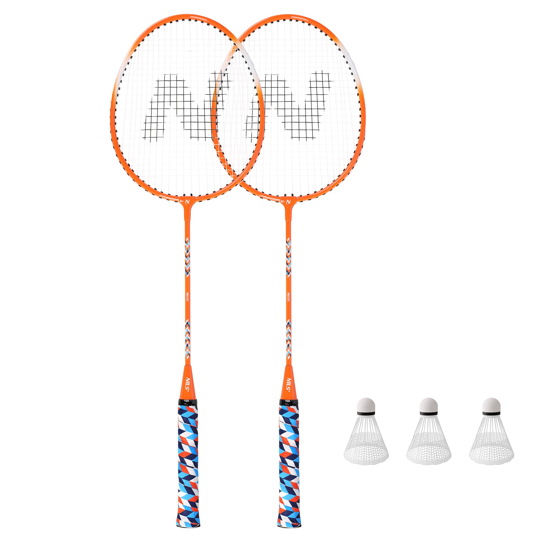 NRZ2051 HLINÍKOVÁ / BADMINTONOVÁ SADA 2 RAKETY + 3 KOŠELKY + NILSŮV KRYT