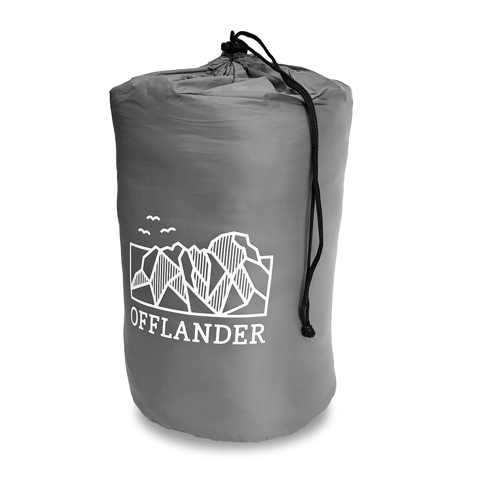 Měkká kempingová deka OFFLANDER šedá 200 x 140 