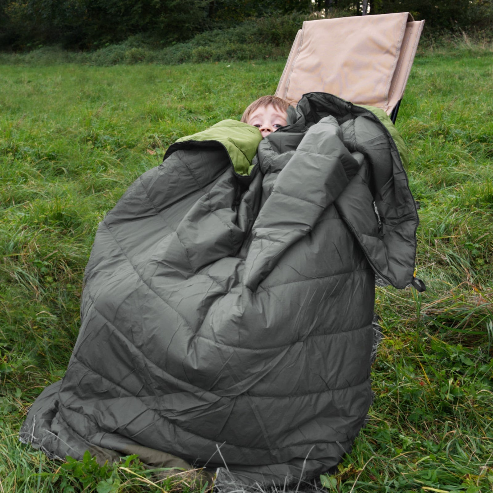 OFFLANDER VODĚODOLNÁ KEMPOVACÍ DEKA ZELENÁ 200 x 140 