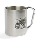 OFFLANDER CAMPING MUG WITH CARABINER STEEL 220ML
