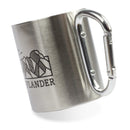 OFFLANDER CAMPING MUG WITH CARABINER STEEL 220ML