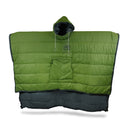 OFFLANDER PONCZO KEMPINGOWE OCIEPLANE WODOODPORNE ZIELONE