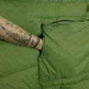OFFLANDER PONCZO KEMPINGOWE OCIEPLANE WODOODPORNE ZIELONE