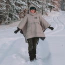 OFFLANDER PONCZO KEMPINGOWE OCIEPLANE WODOODPORNE KHAKI