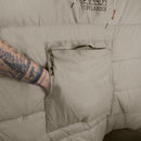 OFFLANDER PONCZO KEMPINGOWE OCIEPLANE WODOODPORNE KHAKI