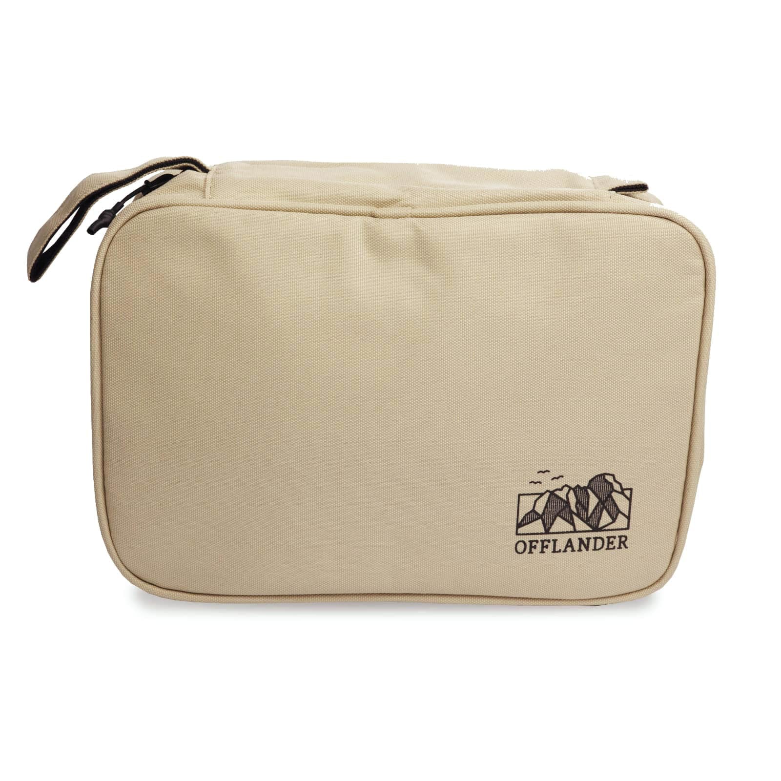 OFFLANDER ORGANIZER TRAVEL COSMETIC BAG FOR HANGING KHAKI