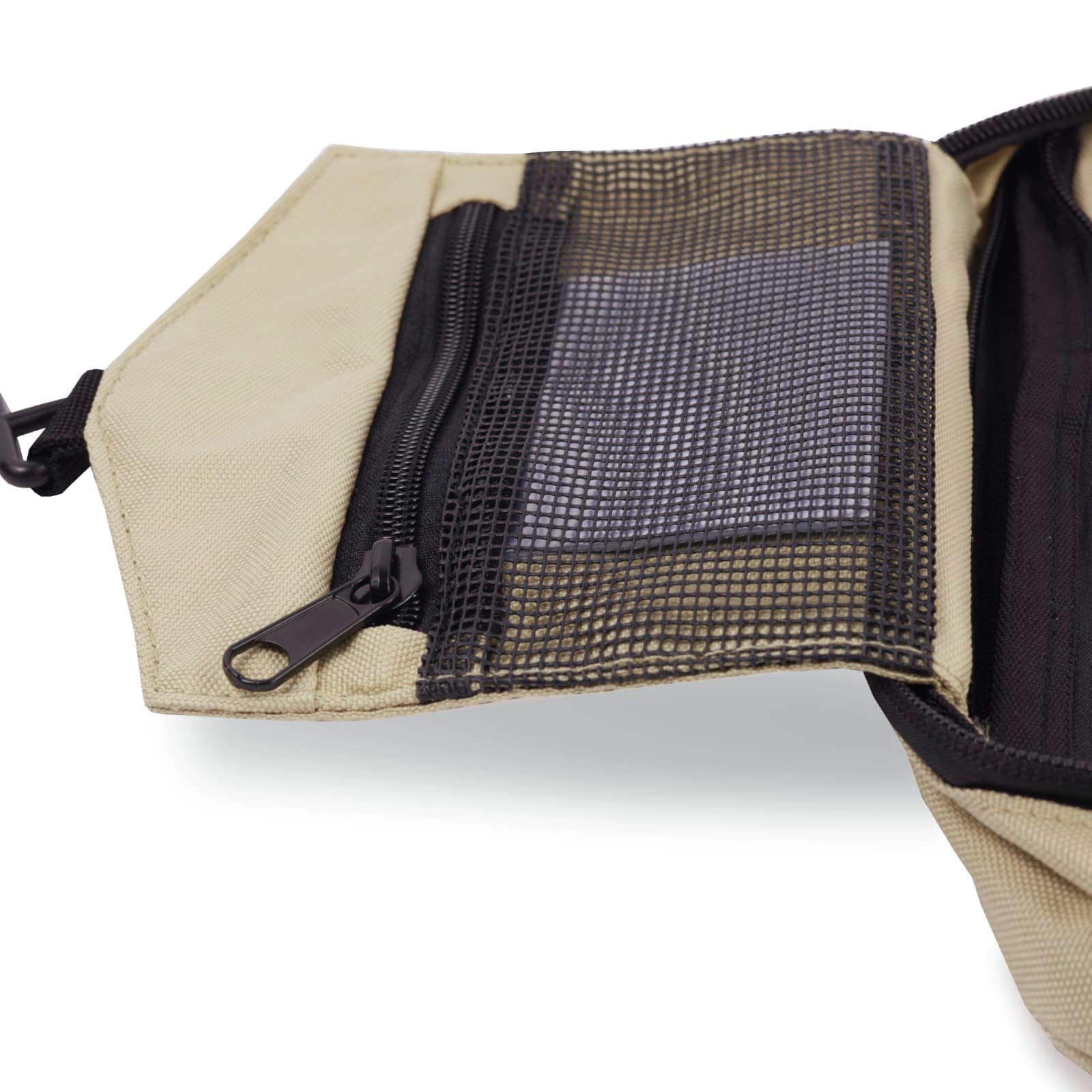 OFFLANDER ORGANIZER TRAVEL COSMETIC BAG FOR HANGING KHAKI