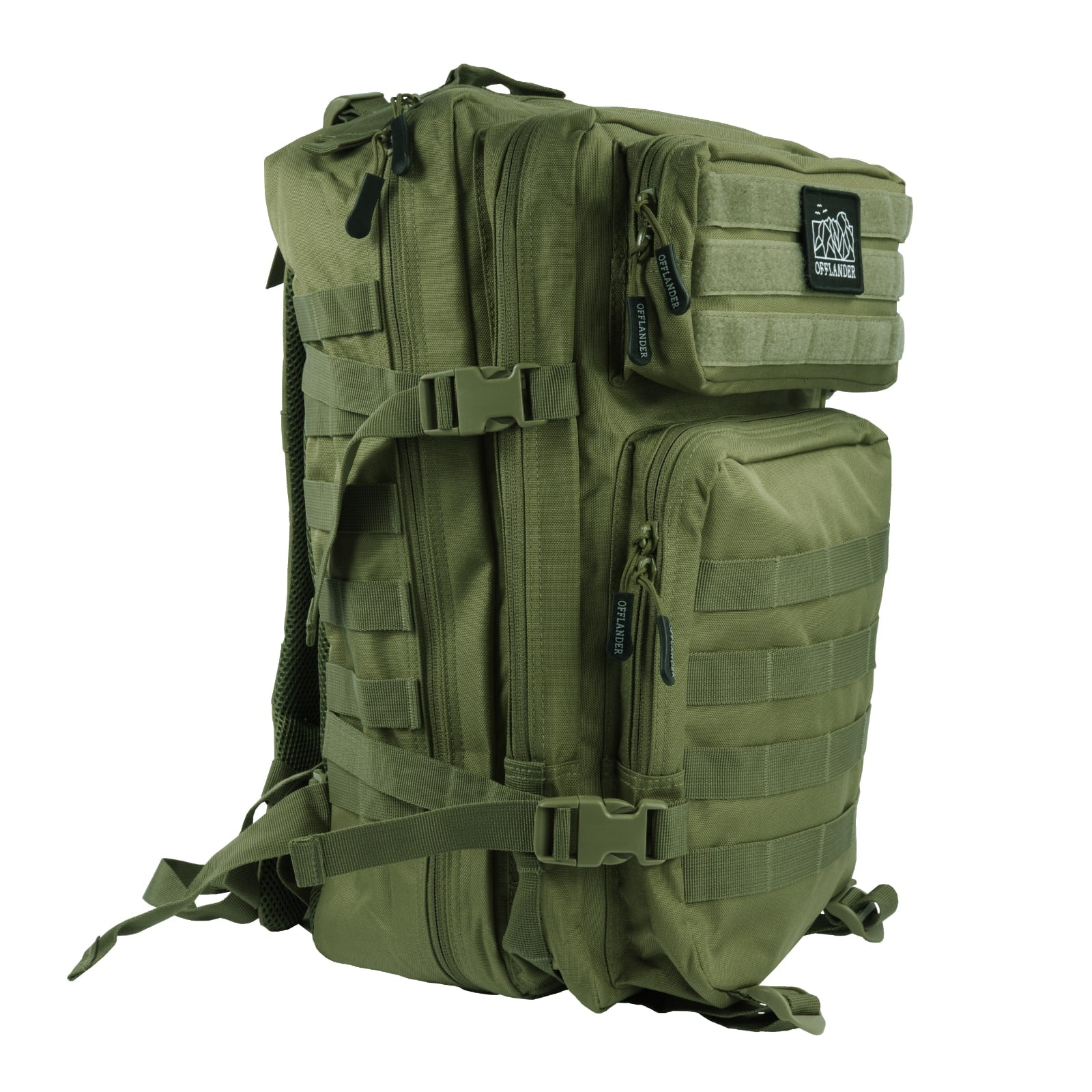 OFFLANDER SURVIVAL TOURIST BACKPACK 43L GREEN