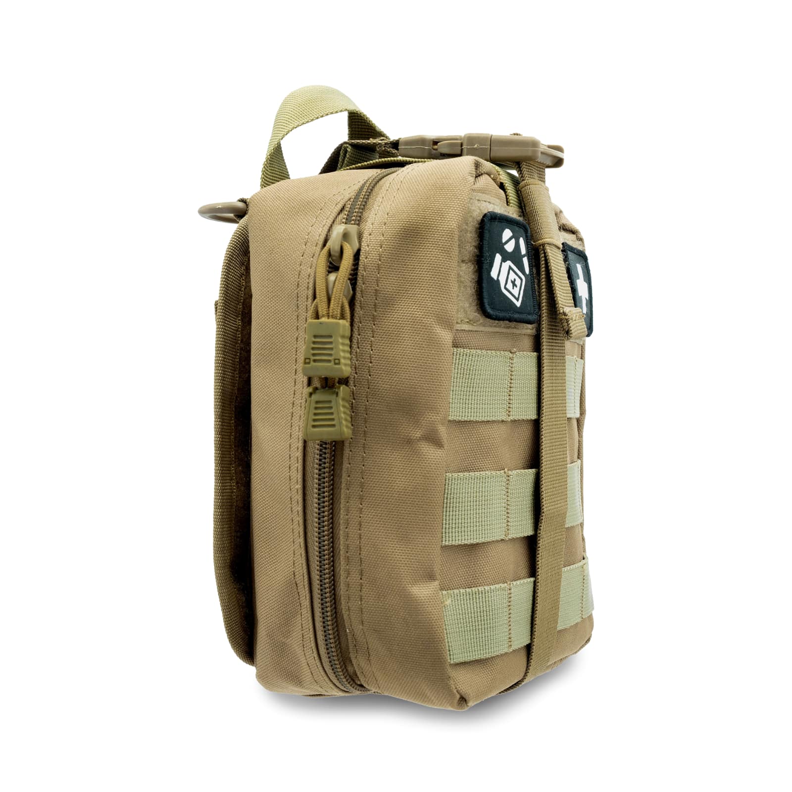 Taktická brašna Offlander MOLLE s velcro lékárničkou khaki 