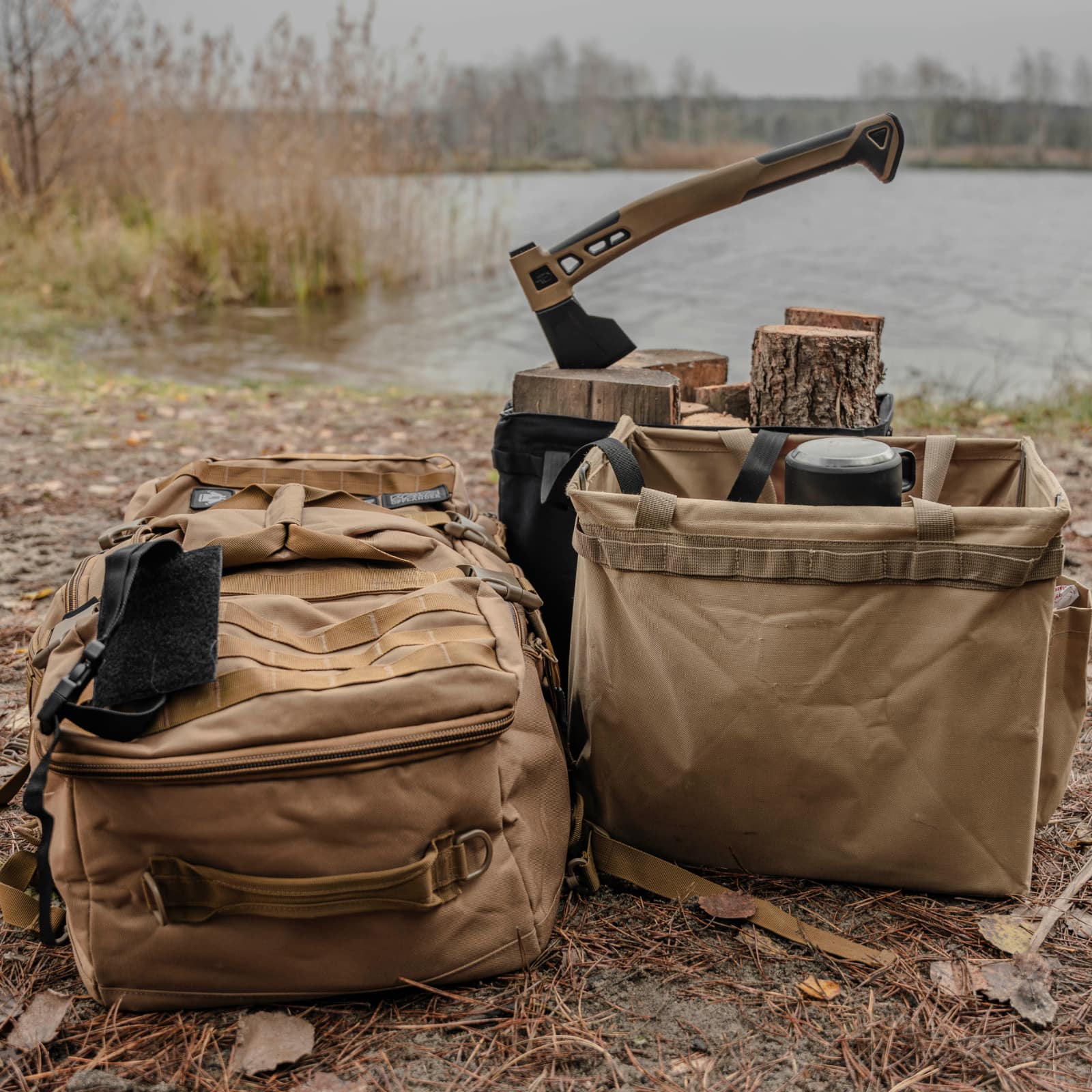 OFFLANDER UNIWERSALNA TORBA KEMPINGOWA OFFROAD OTWARTA 26L