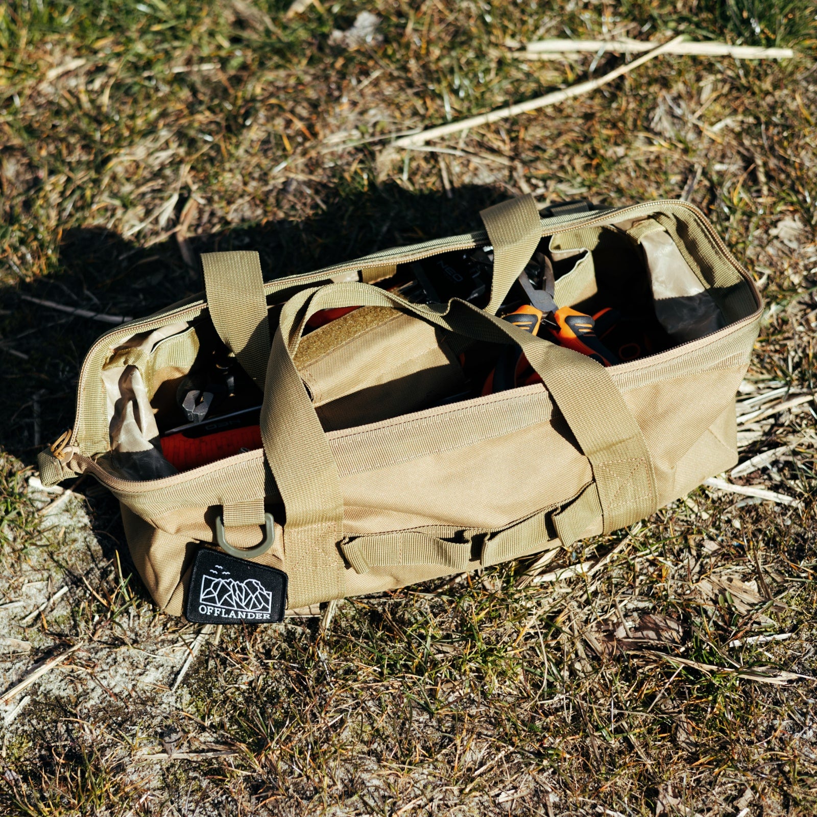 KOMPAKTNÍ BRAŠNA NA NÁŘADÍ OFFLANDER OFFROAD 9L KHAKI 