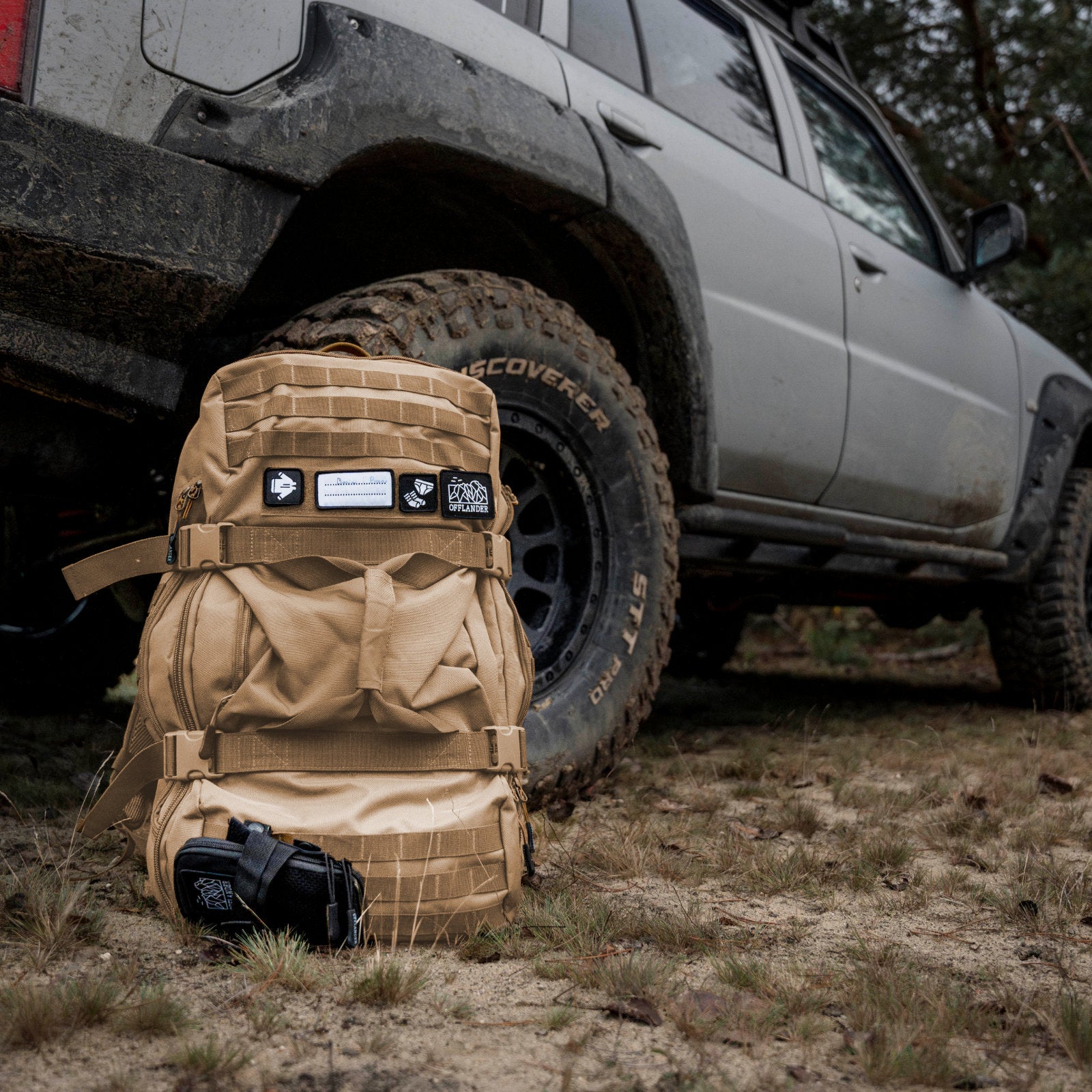 OFFLANDER TORBA PODRÓŻNA PLECAK 3W1 OFFROAD 54L KHAKI