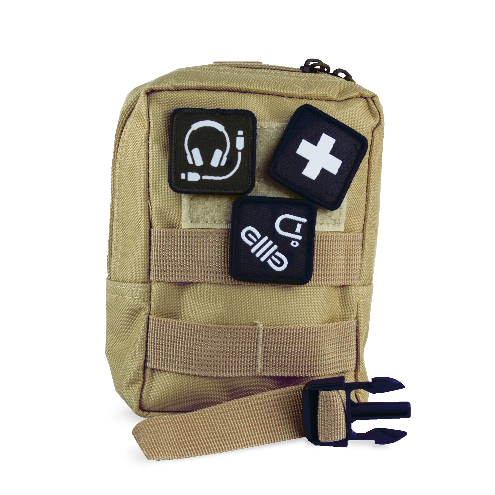 OFFLANDER TACTICAL BAG UNIVERSAL MOLLE WITH VELCRO KHAKI
