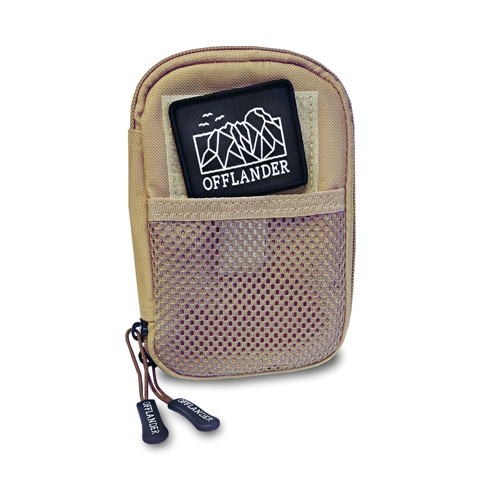 OFFLANDER MOLLE TACTICAL BAG WITH VELCRO FOR DOCUMENTS KHAKI