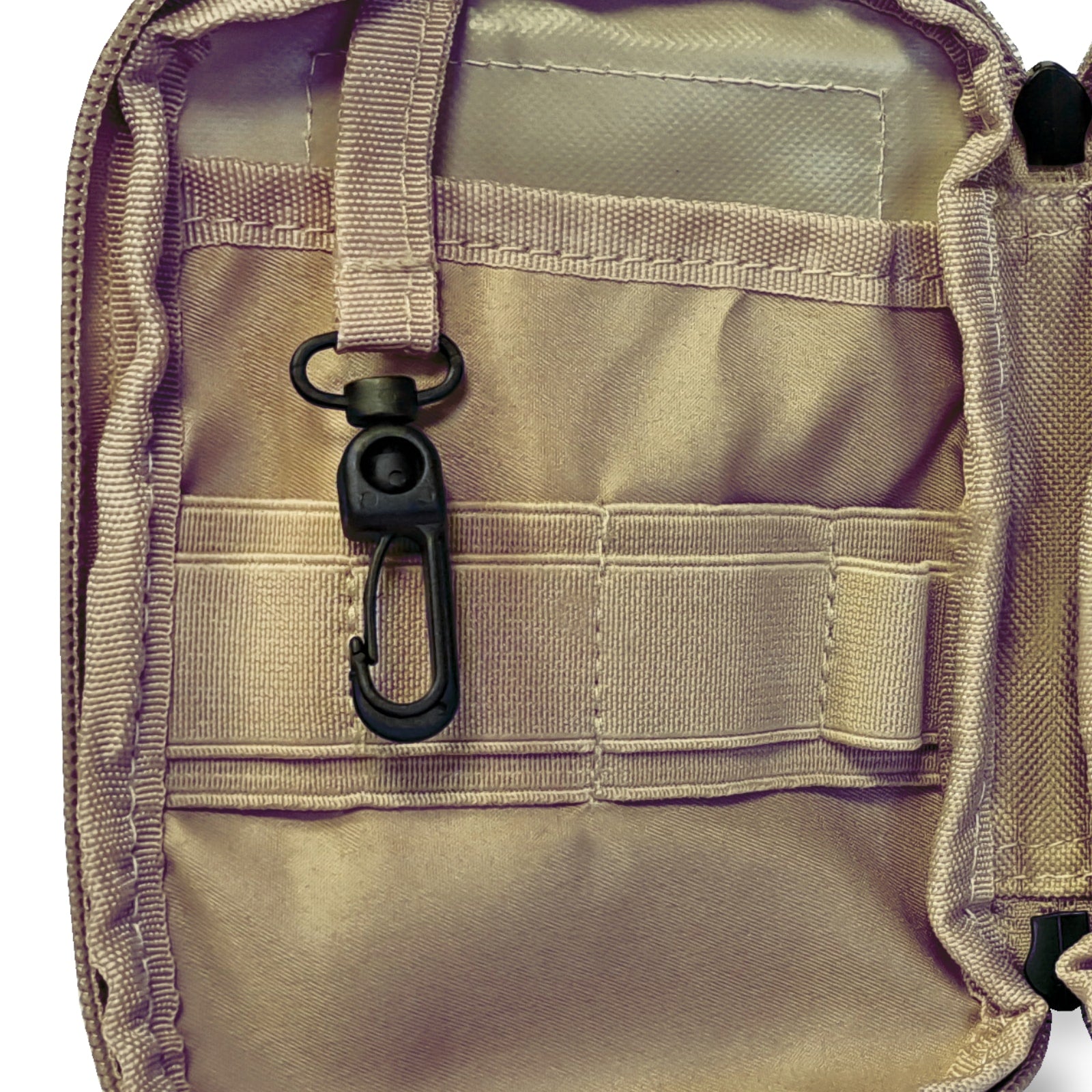 Taktická brašna Offlander MOLLE se suchým zipem na dokumenty, khaki 