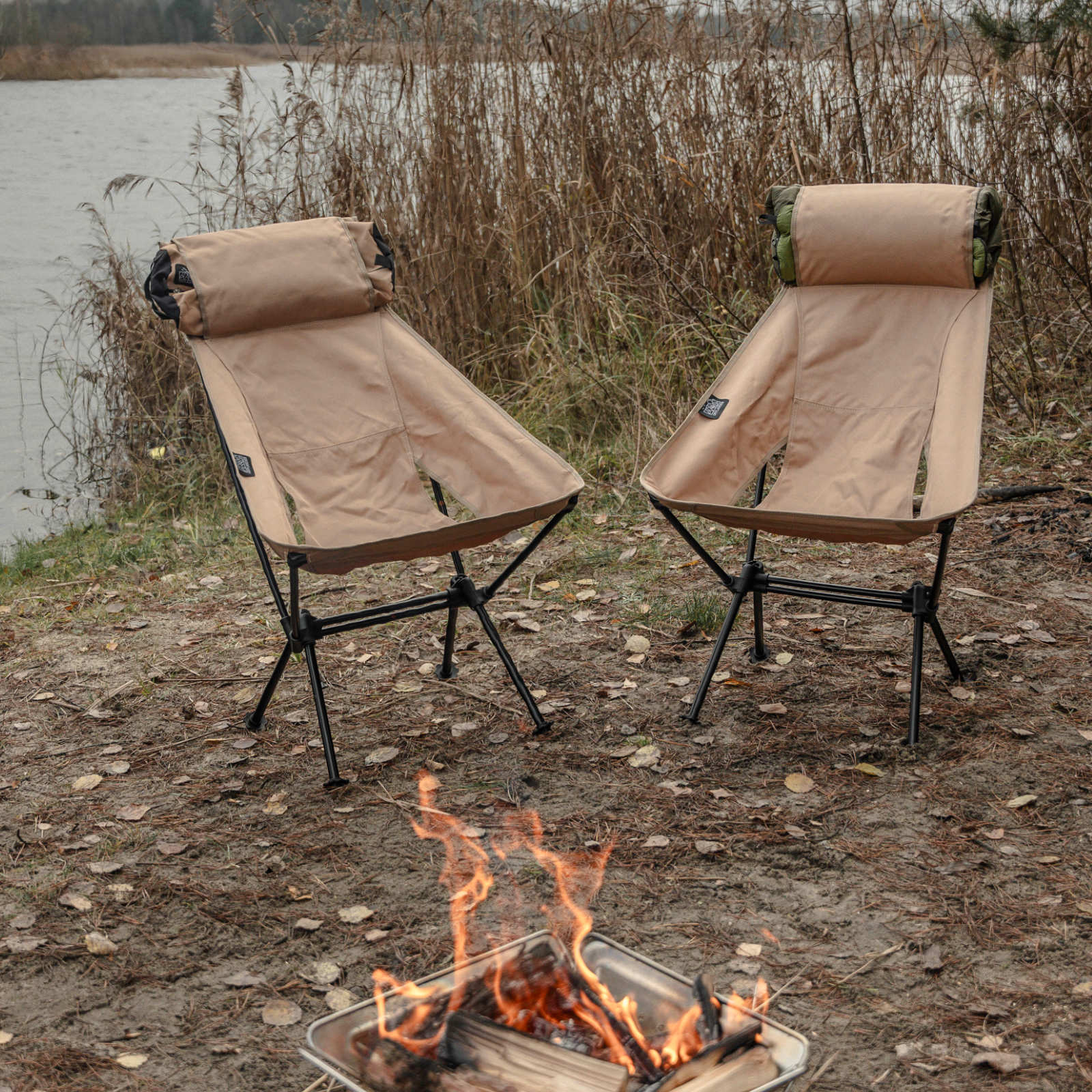 OFFLANDER LARGE FOLDING CAMPING CHAIR