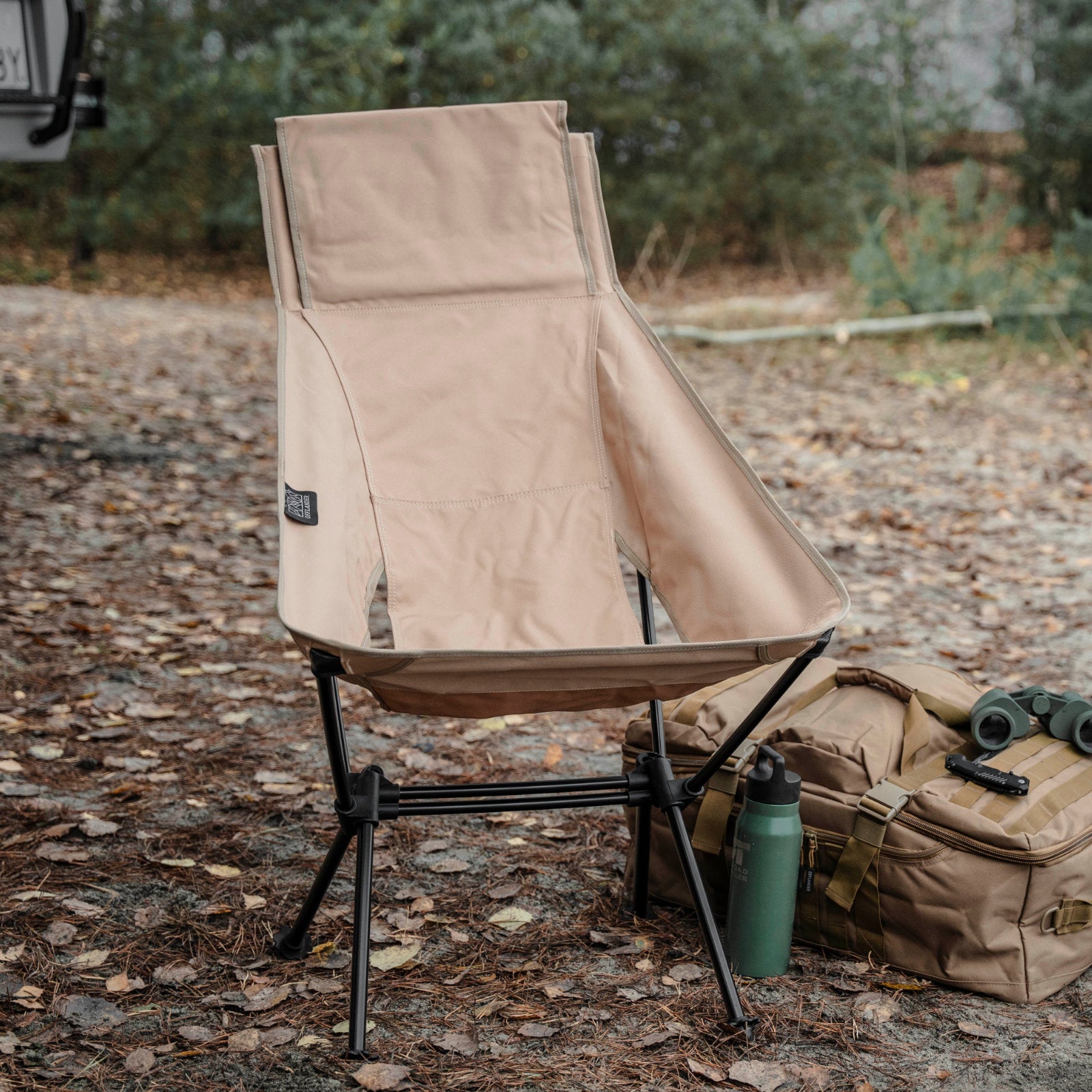 OFFLANDER LARGE FOLDING CAMPING CHAIR