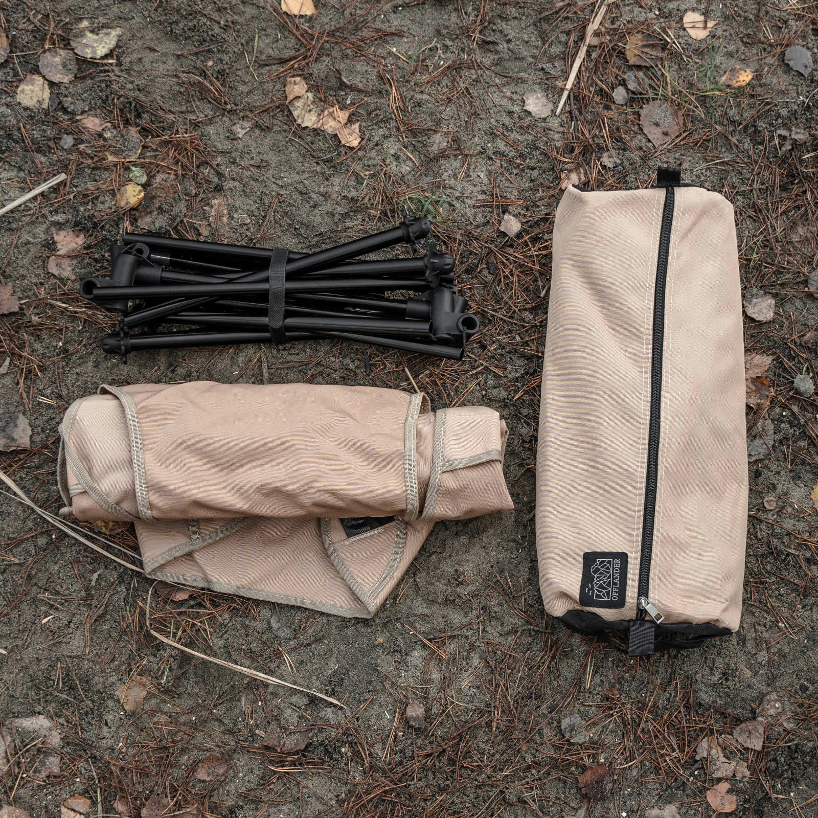 OFFLANDER LARGE FOLDING CAMPING CHAIR