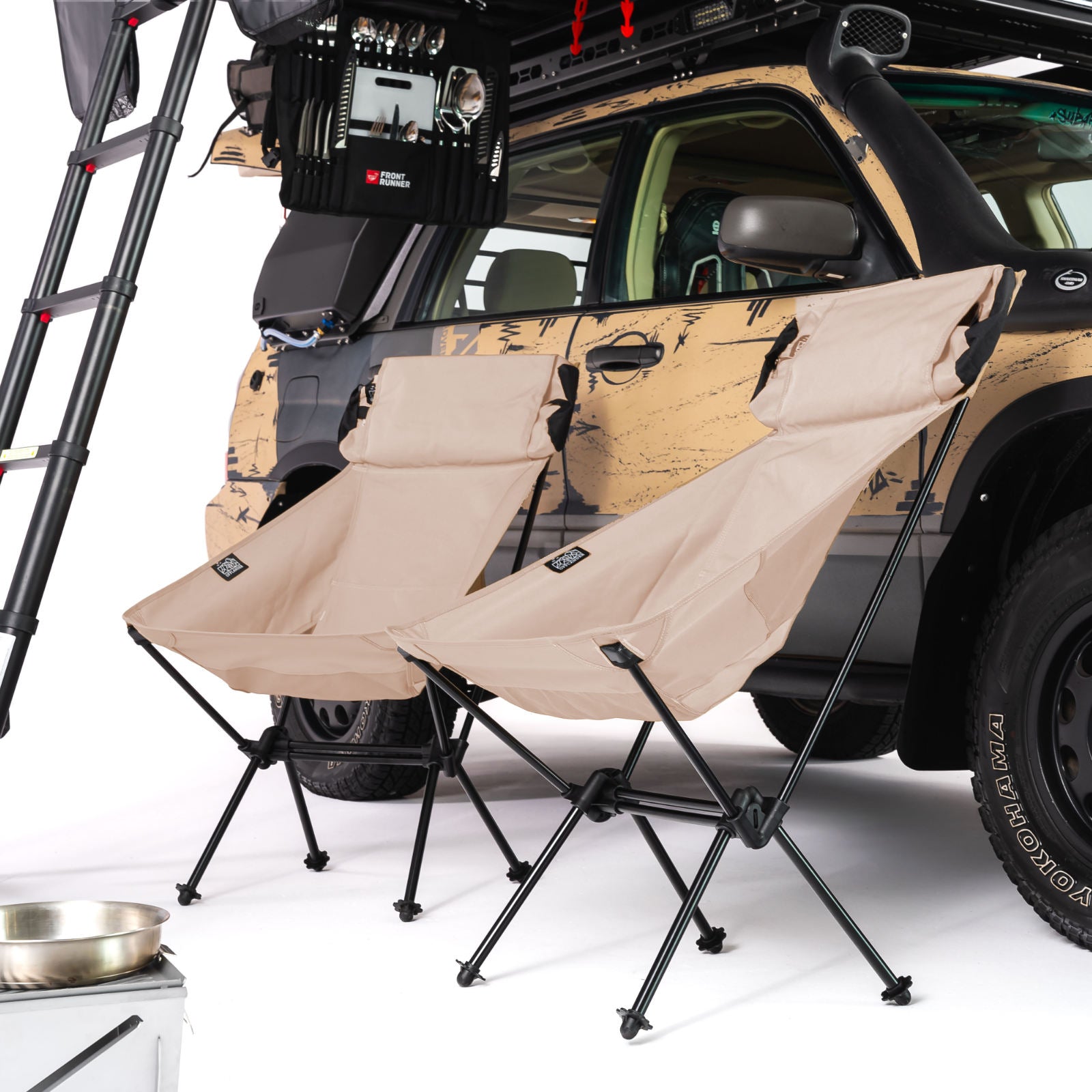 OFFLANDER LARGE FOLDING CAMPING CHAIR
