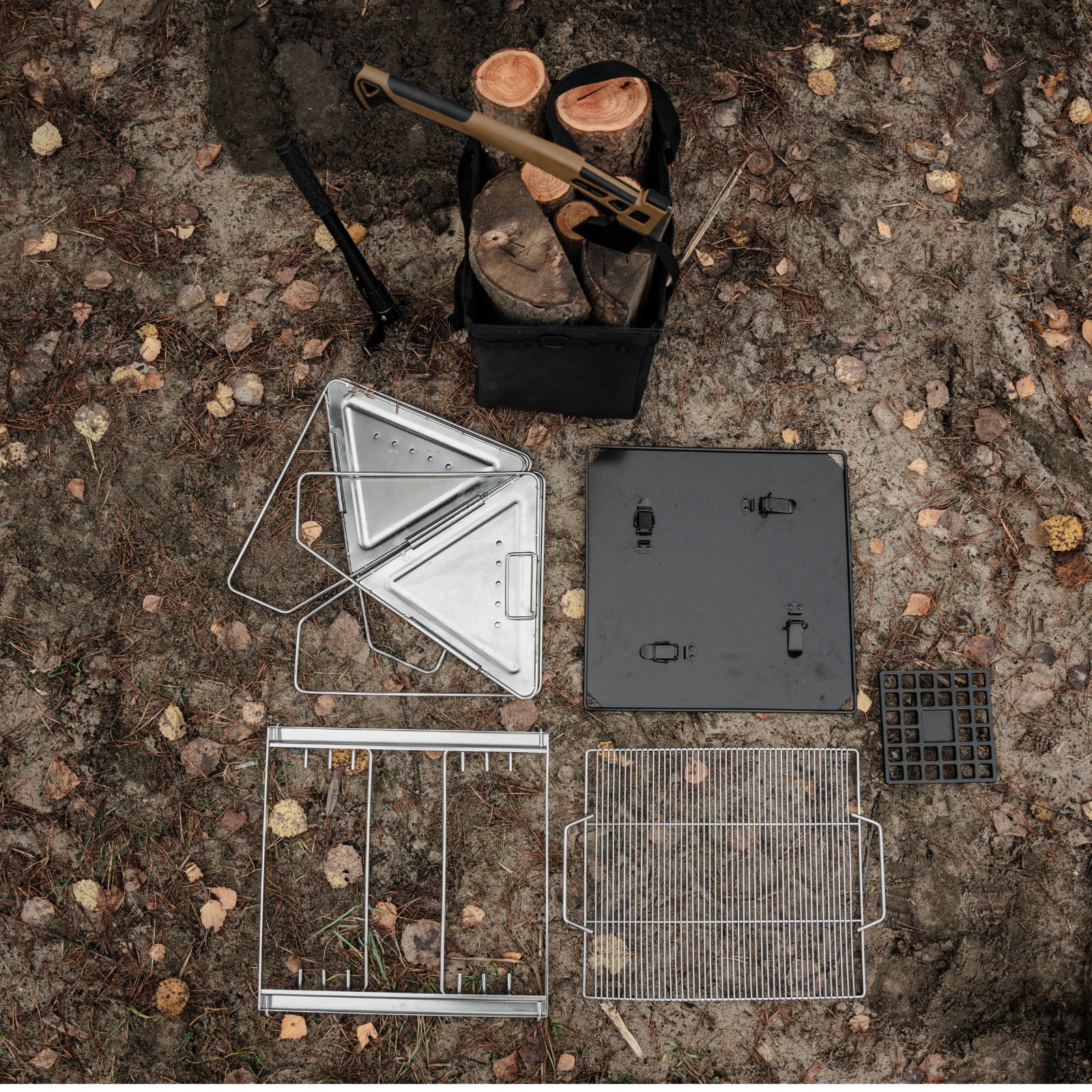 OFFLANDER LARGE FOLDABLE CAMPING PORTABLE GRILL