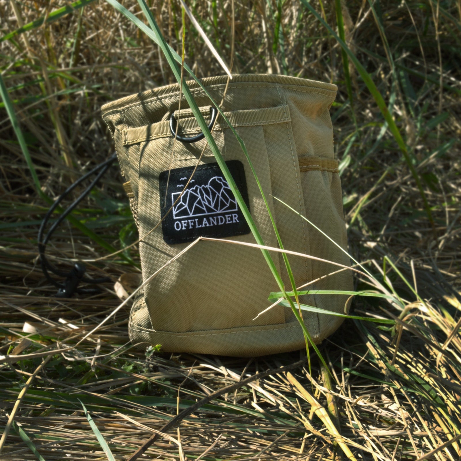Taktická brašna OFFLANDER MOLLE s otevřeným suchým zipem, khaki