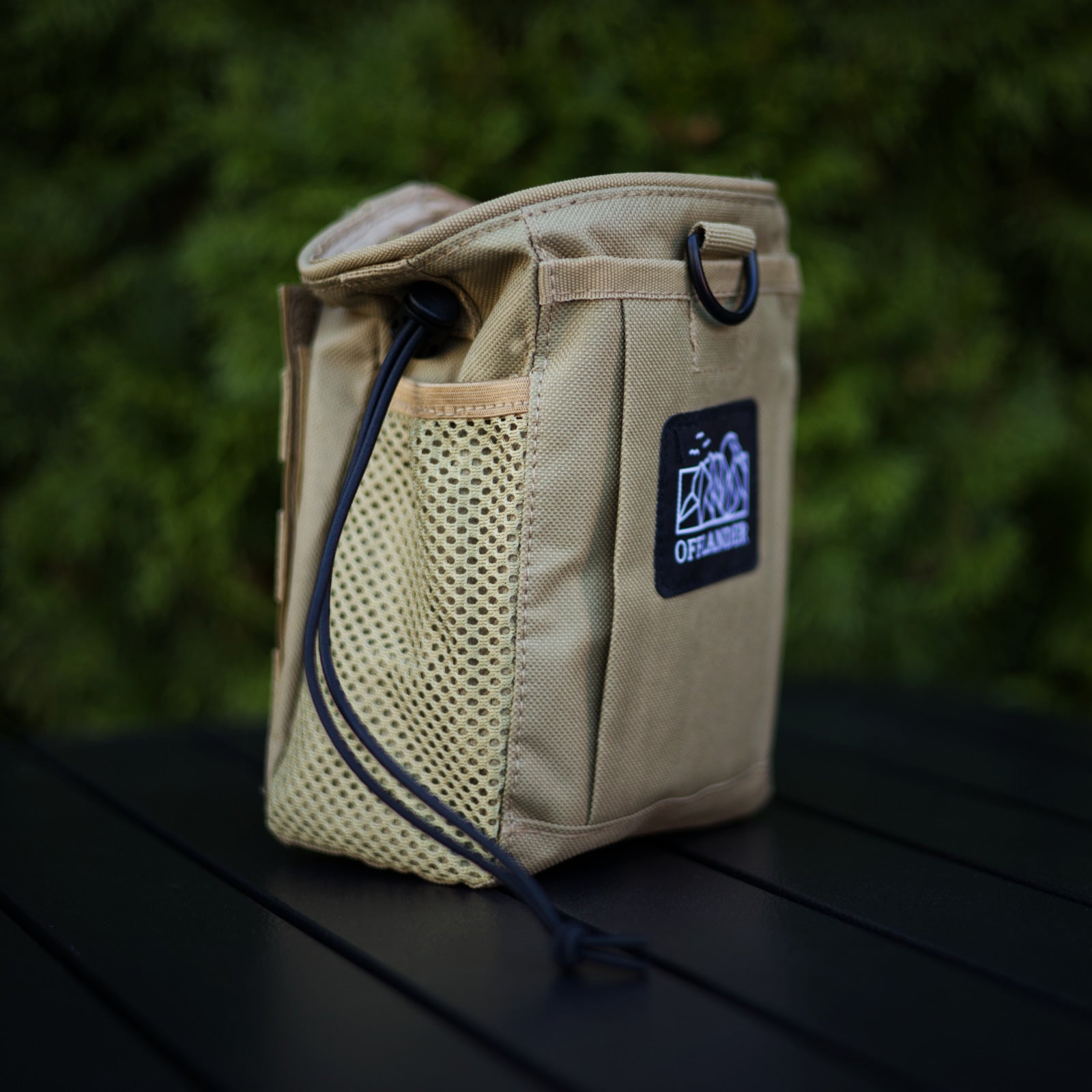 Taktická brašna OFFLANDER MOLLE s otevřeným suchým zipem, khaki