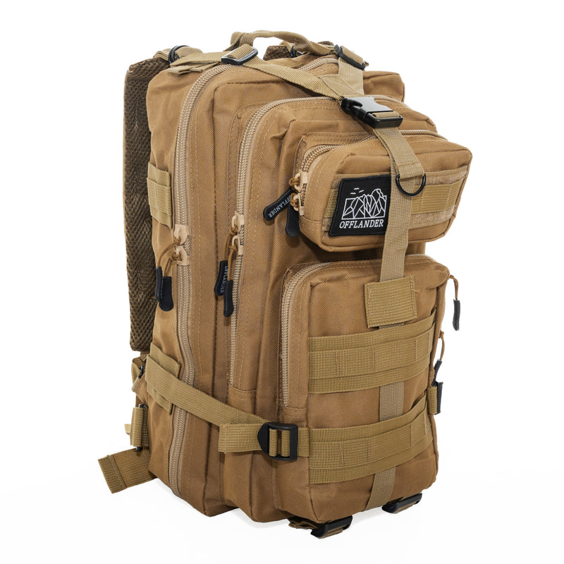 OFFLANDER PLECAK TURYSTYCZNY SURVIVAL 25L KHAKI