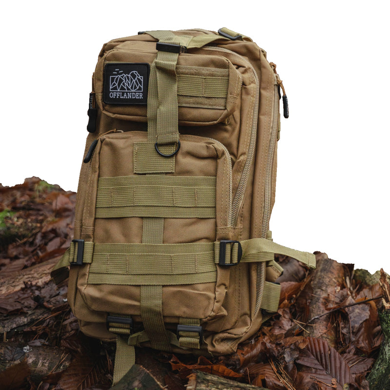 OFFLANDER PLECAK TURYSTYCZNY SURVIVAL 25L KHAKI