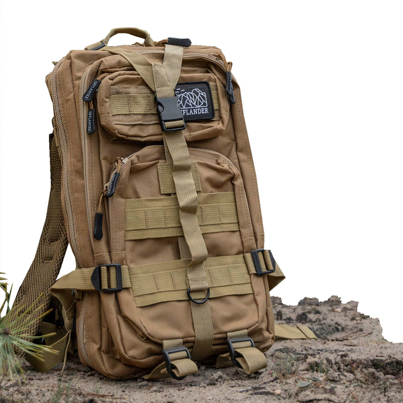 OFFLANDER PLECAK TURYSTYCZNY SURVIVAL 25L KHAKI