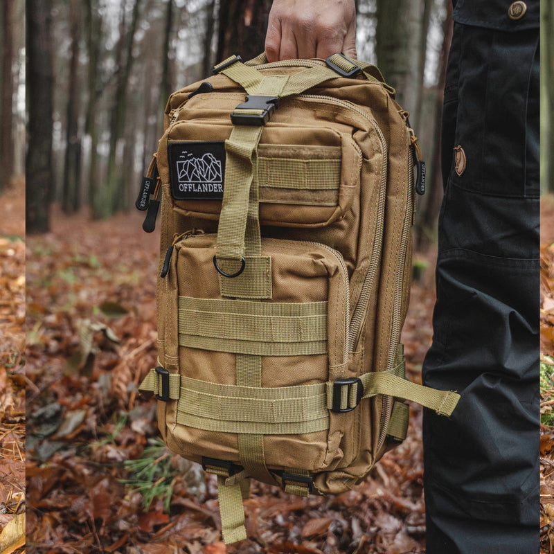 OFFLANDER PLECAK TURYSTYCZNY SURVIVAL 25L KHAKI